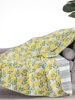 Berkshire Cotton & Gauze Throw blanket Lemon